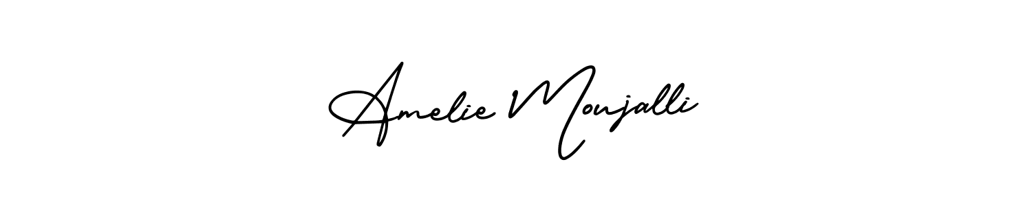 Make a beautiful signature design for name Amelie Moujalli. Use this online signature maker to create a handwritten signature for free. Amelie Moujalli signature style 3 images and pictures png