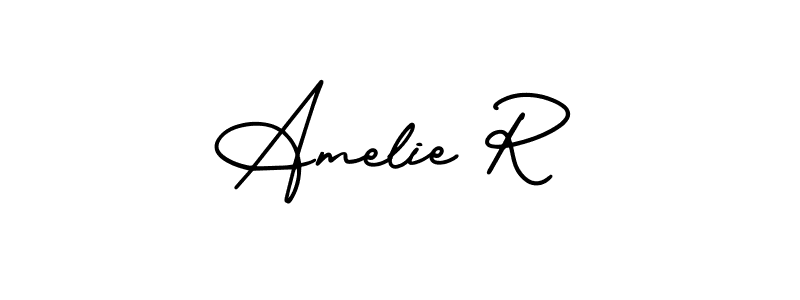 Make a short Amelie R signature style. Manage your documents anywhere anytime using AmerikaSignatureDemo-Regular. Create and add eSignatures, submit forms, share and send files easily. Amelie R signature style 3 images and pictures png