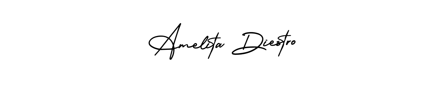 Also we have Amelita Diestro name is the best signature style. Create professional handwritten signature collection using AmerikaSignatureDemo-Regular autograph style. Amelita Diestro signature style 3 images and pictures png