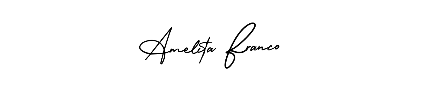 Also we have Amelita Franco name is the best signature style. Create professional handwritten signature collection using AmerikaSignatureDemo-Regular autograph style. Amelita Franco signature style 3 images and pictures png