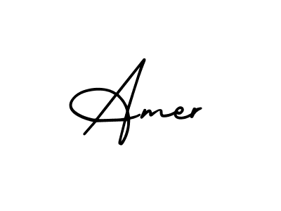 How to make Amer signature? AmerikaSignatureDemo-Regular is a professional autograph style. Create handwritten signature for Amer name. Amer signature style 3 images and pictures png