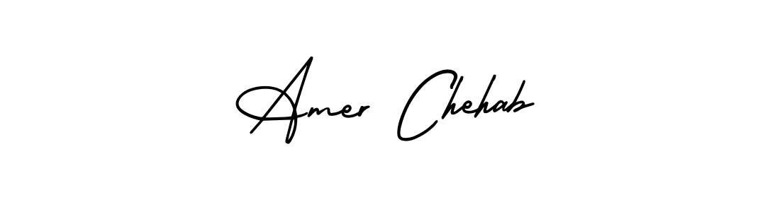 It looks lik you need a new signature style for name Amer Chehab. Design unique handwritten (AmerikaSignatureDemo-Regular) signature with our free signature maker in just a few clicks. Amer Chehab signature style 3 images and pictures png
