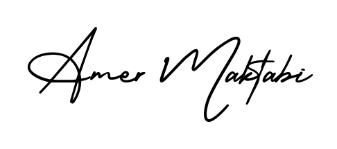 Also we have Amer Maktabi name is the best signature style. Create professional handwritten signature collection using AmerikaSignatureDemo-Regular autograph style. Amer Maktabi signature style 3 images and pictures png