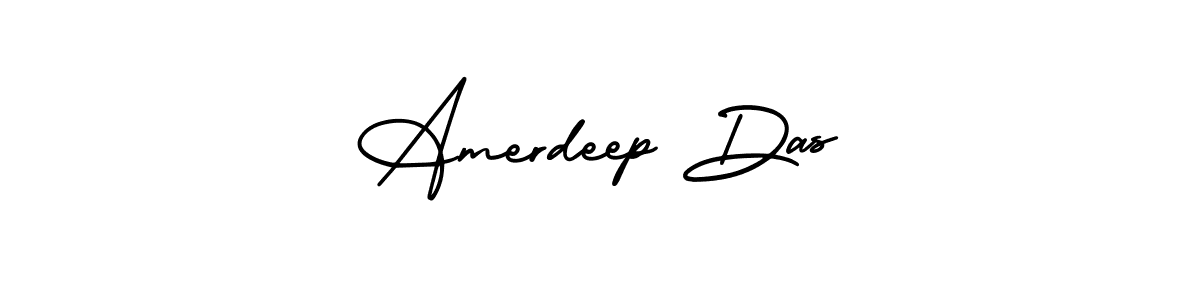 How to make Amerdeep Das name signature. Use AmerikaSignatureDemo-Regular style for creating short signs online. This is the latest handwritten sign. Amerdeep Das signature style 3 images and pictures png