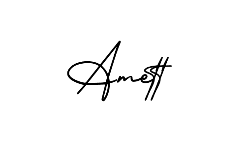 Also we have Amett name is the best signature style. Create professional handwritten signature collection using AmerikaSignatureDemo-Regular autograph style. Amett signature style 3 images and pictures png