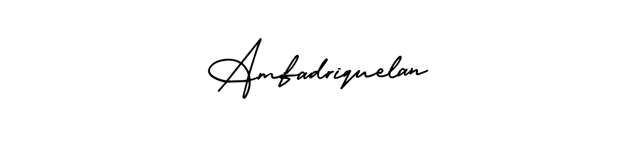 Also You can easily find your signature by using the search form. We will create Amfadriquelan name handwritten signature images for you free of cost using AmerikaSignatureDemo-Regular sign style. Amfadriquelan signature style 3 images and pictures png