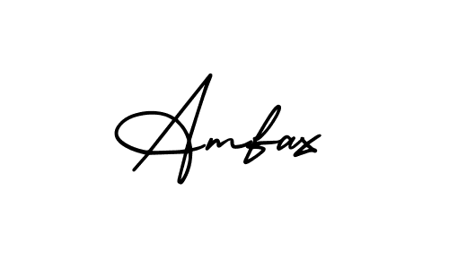 Design your own signature with our free online signature maker. With this signature software, you can create a handwritten (AmerikaSignatureDemo-Regular) signature for name Amfax. Amfax signature style 3 images and pictures png