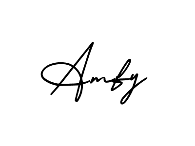 Make a beautiful signature design for name Amfy. Use this online signature maker to create a handwritten signature for free. Amfy signature style 3 images and pictures png