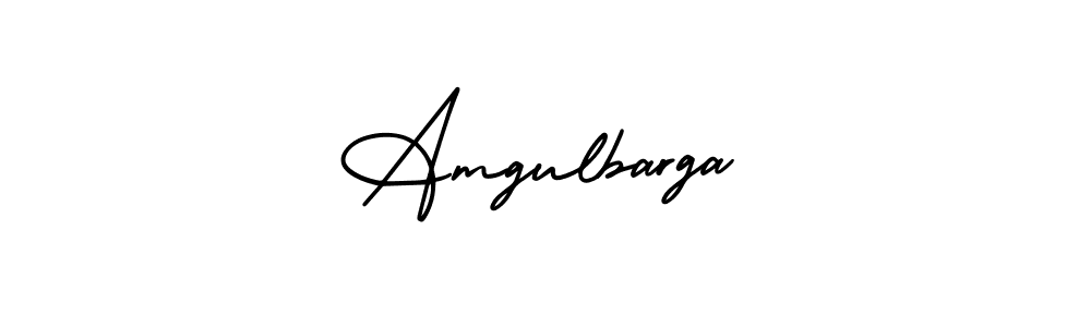 The best way (AmerikaSignatureDemo-Regular) to make a short signature is to pick only two or three words in your name. The name Amgulbarga include a total of six letters. For converting this name. Amgulbarga signature style 3 images and pictures png