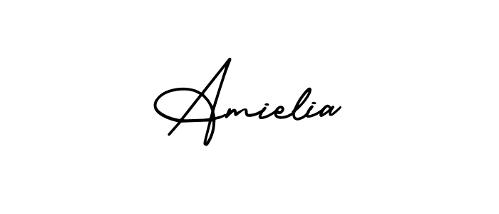 Amielia stylish signature style. Best Handwritten Sign (AmerikaSignatureDemo-Regular) for my name. Handwritten Signature Collection Ideas for my name Amielia. Amielia signature style 3 images and pictures png
