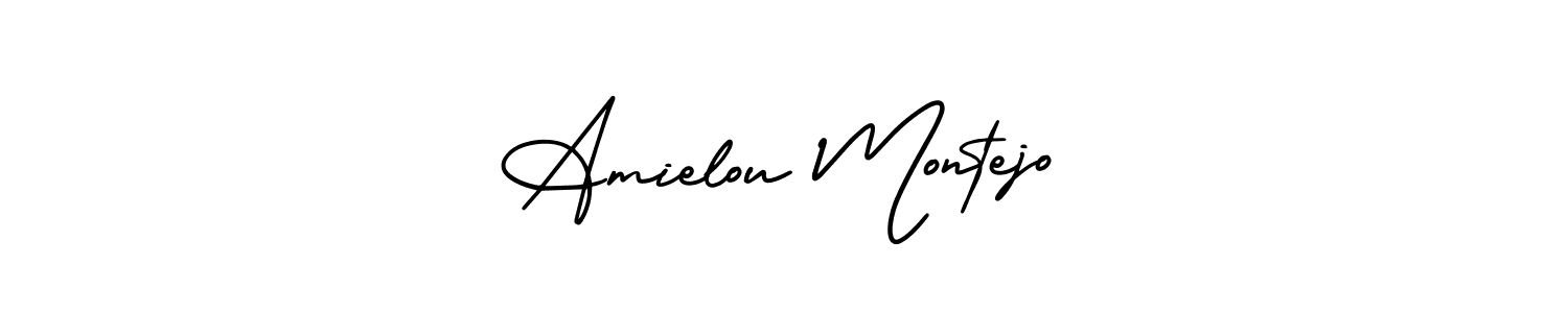 You can use this online signature creator to create a handwritten signature for the name Amielou Montejo. This is the best online autograph maker. Amielou Montejo signature style 3 images and pictures png