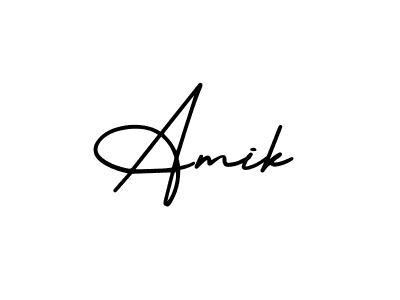 Make a beautiful signature design for name Amik. Use this online signature maker to create a handwritten signature for free. Amik signature style 3 images and pictures png