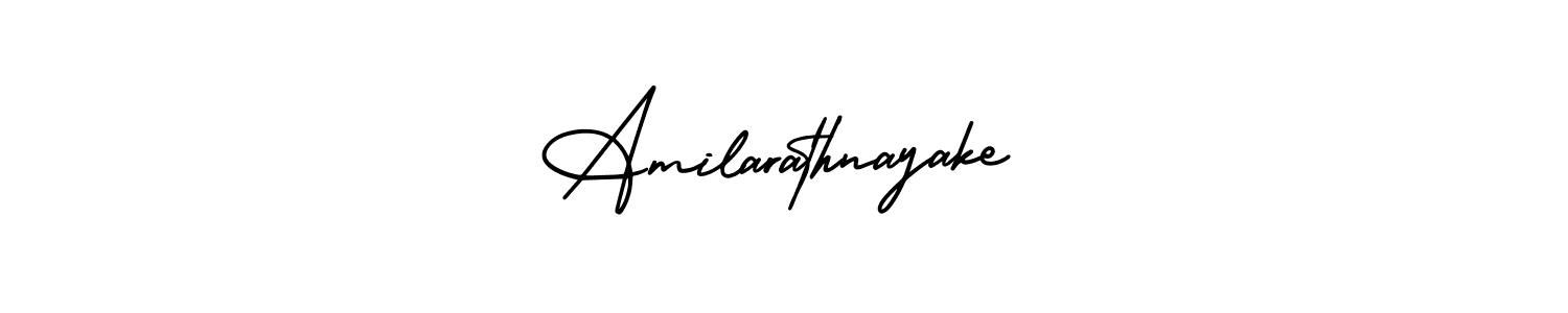 Design your own signature with our free online signature maker. With this signature software, you can create a handwritten (AmerikaSignatureDemo-Regular) signature for name Amilarathnayake. Amilarathnayake signature style 3 images and pictures png