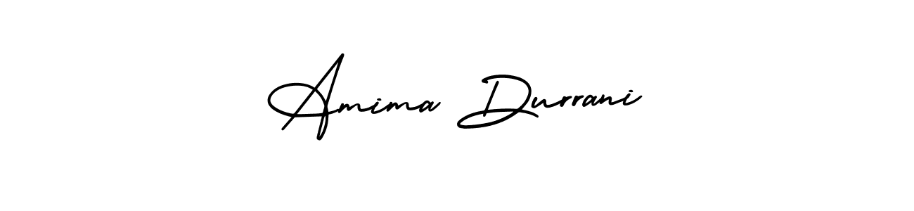How to Draw Amima Durrani signature style? AmerikaSignatureDemo-Regular is a latest design signature styles for name Amima Durrani. Amima Durrani signature style 3 images and pictures png