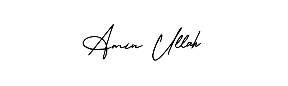 Best and Professional Signature Style for Amin Ullah. AmerikaSignatureDemo-Regular Best Signature Style Collection. Amin Ullah signature style 3 images and pictures png