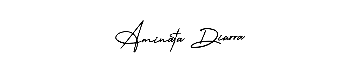 The best way (AmerikaSignatureDemo-Regular) to make a short signature is to pick only two or three words in your name. The name Aminata Diarra include a total of six letters. For converting this name. Aminata Diarra signature style 3 images and pictures png