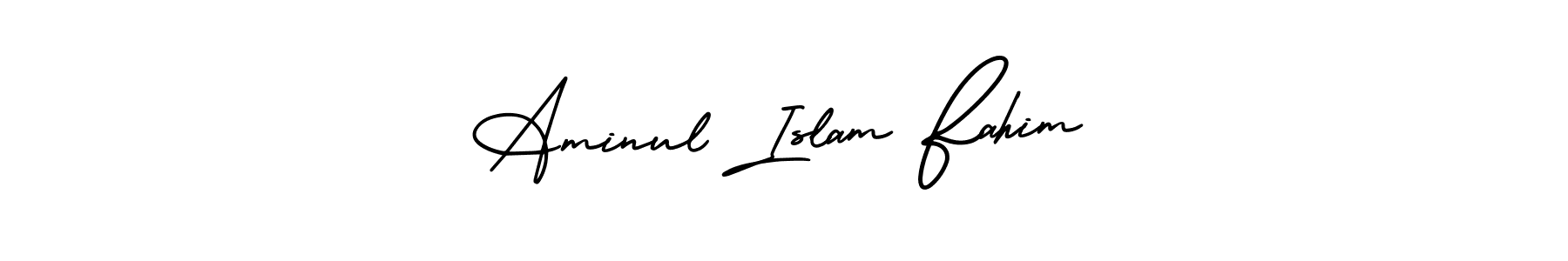 It looks lik you need a new signature style for name Aminul Islam Fahim. Design unique handwritten (AmerikaSignatureDemo-Regular) signature with our free signature maker in just a few clicks. Aminul Islam Fahim signature style 3 images and pictures png