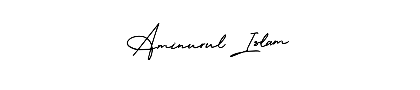 Create a beautiful signature design for name Aminurul Islam. With this signature (AmerikaSignatureDemo-Regular) fonts, you can make a handwritten signature for free. Aminurul Islam signature style 3 images and pictures png