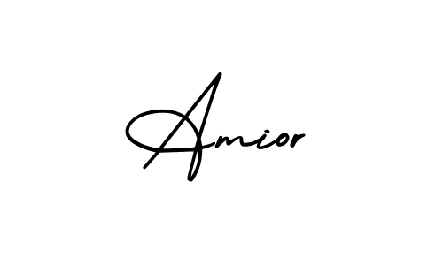 Make a beautiful signature design for name Amior. With this signature (AmerikaSignatureDemo-Regular) style, you can create a handwritten signature for free. Amior signature style 3 images and pictures png