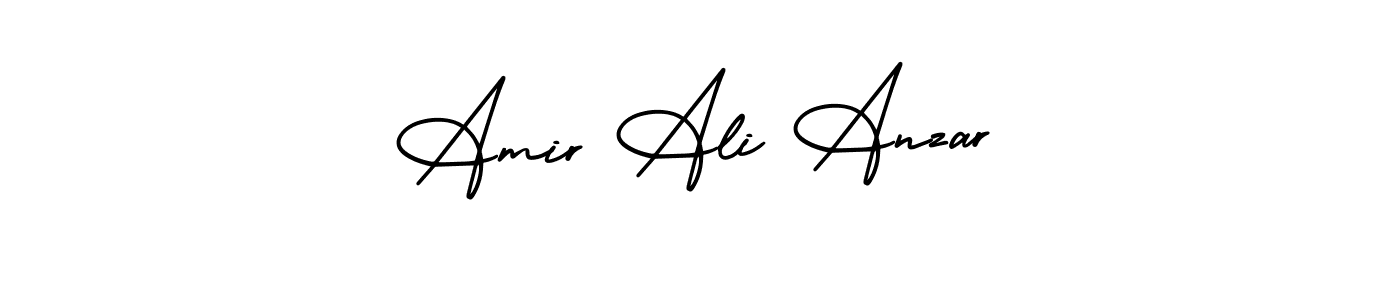 Also You can easily find your signature by using the search form. We will create Amir Ali Anzar name handwritten signature images for you free of cost using AmerikaSignatureDemo-Regular sign style. Amir Ali Anzar signature style 3 images and pictures png