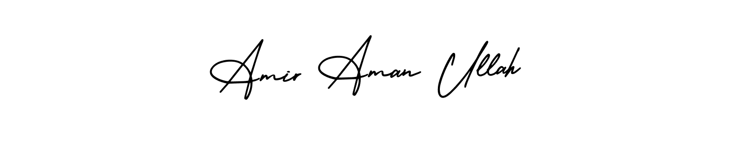 AmerikaSignatureDemo-Regular is a professional signature style that is perfect for those who want to add a touch of class to their signature. It is also a great choice for those who want to make their signature more unique. Get Amir Aman Ullah name to fancy signature for free. Amir Aman Ullah signature style 3 images and pictures png