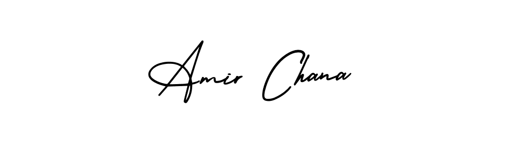 Check out images of Autograph of Amir Chana name. Actor Amir Chana Signature Style. AmerikaSignatureDemo-Regular is a professional sign style online. Amir Chana signature style 3 images and pictures png