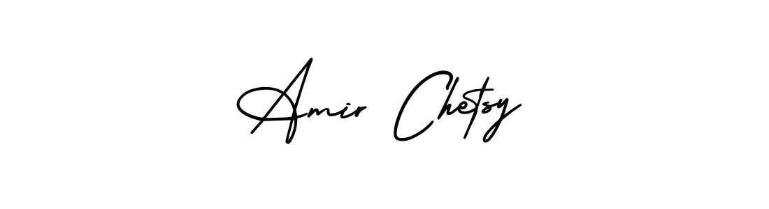 You can use this online signature creator to create a handwritten signature for the name Amir Chetsy. This is the best online autograph maker. Amir Chetsy signature style 3 images and pictures png