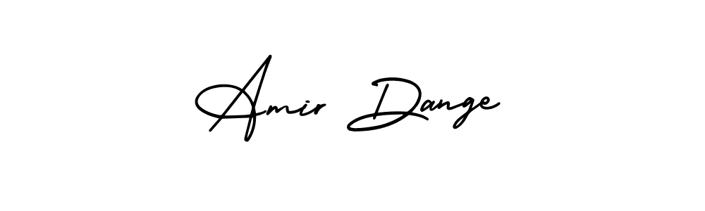 Amir Dange stylish signature style. Best Handwritten Sign (AmerikaSignatureDemo-Regular) for my name. Handwritten Signature Collection Ideas for my name Amir Dange. Amir Dange signature style 3 images and pictures png