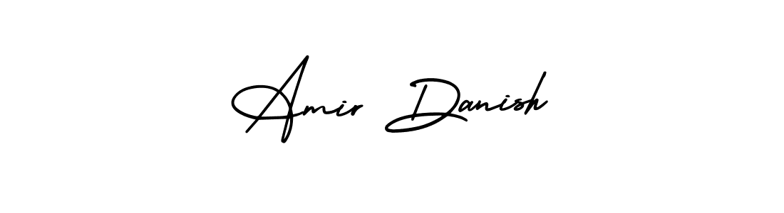 Design your own signature with our free online signature maker. With this signature software, you can create a handwritten (AmerikaSignatureDemo-Regular) signature for name Amir Danish. Amir Danish signature style 3 images and pictures png