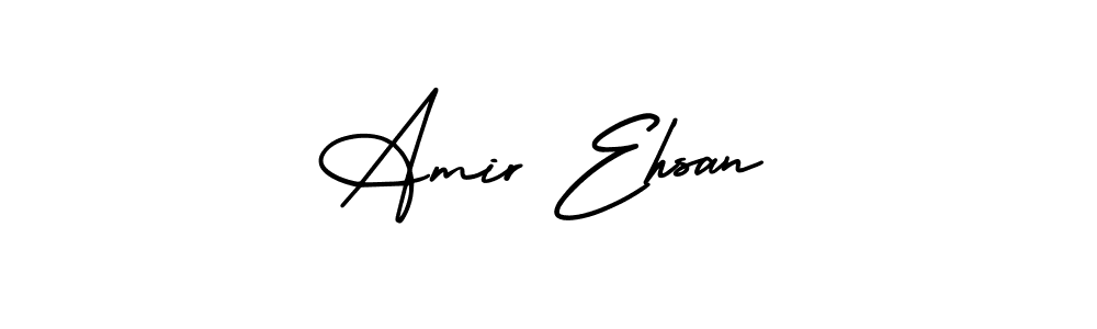 if you are searching for the best signature style for your name Amir Ehsan. so please give up your signature search. here we have designed multiple signature styles  using AmerikaSignatureDemo-Regular. Amir Ehsan signature style 3 images and pictures png