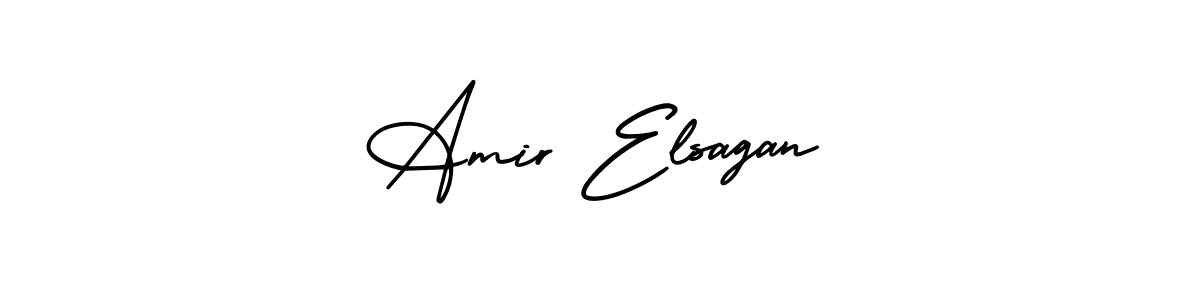 How to make Amir Elsagan signature? AmerikaSignatureDemo-Regular is a professional autograph style. Create handwritten signature for Amir Elsagan name. Amir Elsagan signature style 3 images and pictures png