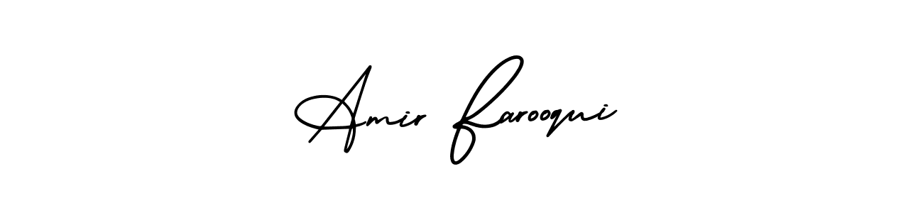 How to make Amir Farooqui signature? AmerikaSignatureDemo-Regular is a professional autograph style. Create handwritten signature for Amir Farooqui name. Amir Farooqui signature style 3 images and pictures png