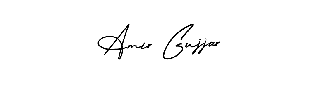 Similarly AmerikaSignatureDemo-Regular is the best handwritten signature design. Signature creator online .You can use it as an online autograph creator for name Amir Gujjar. Amir Gujjar signature style 3 images and pictures png