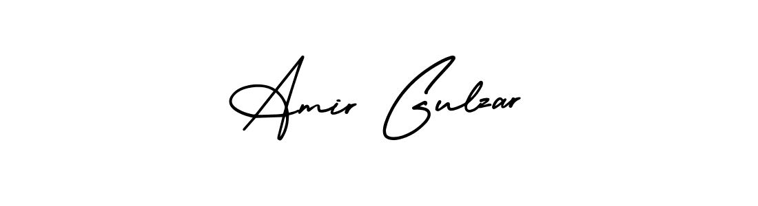 Make a beautiful signature design for name Amir Gulzar. With this signature (AmerikaSignatureDemo-Regular) style, you can create a handwritten signature for free. Amir Gulzar signature style 3 images and pictures png