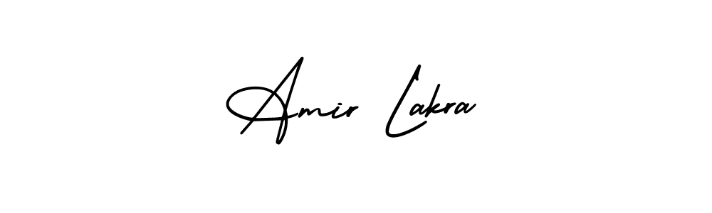 How to make Amir Lakra signature? AmerikaSignatureDemo-Regular is a professional autograph style. Create handwritten signature for Amir Lakra name. Amir Lakra signature style 3 images and pictures png