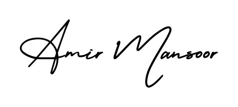 Get an exclusive digital autograph for Amir Mansoor. The AmerikaSignatureDemo-Regular typeface captures the charm of real penmanship on paper. Amir Mansoor signature style 3 images and pictures png