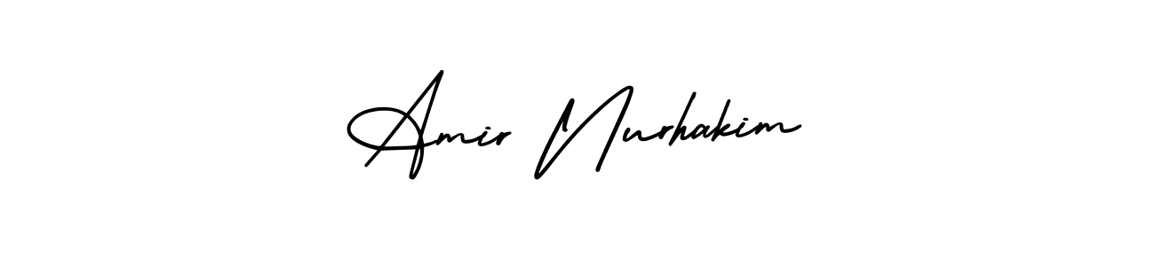 Also You can easily find your signature by using the search form. We will create Amir Nurhakim name handwritten signature images for you free of cost using AmerikaSignatureDemo-Regular sign style. Amir Nurhakim signature style 3 images and pictures png