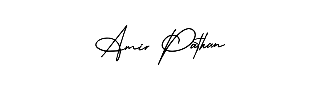 Also You can easily find your signature by using the search form. We will create Amir Pathan name handwritten signature images for you free of cost using AmerikaSignatureDemo-Regular sign style. Amir Pathan signature style 3 images and pictures png