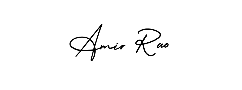 Similarly AmerikaSignatureDemo-Regular is the best handwritten signature design. Signature creator online .You can use it as an online autograph creator for name Amir Rao. Amir Rao signature style 3 images and pictures png