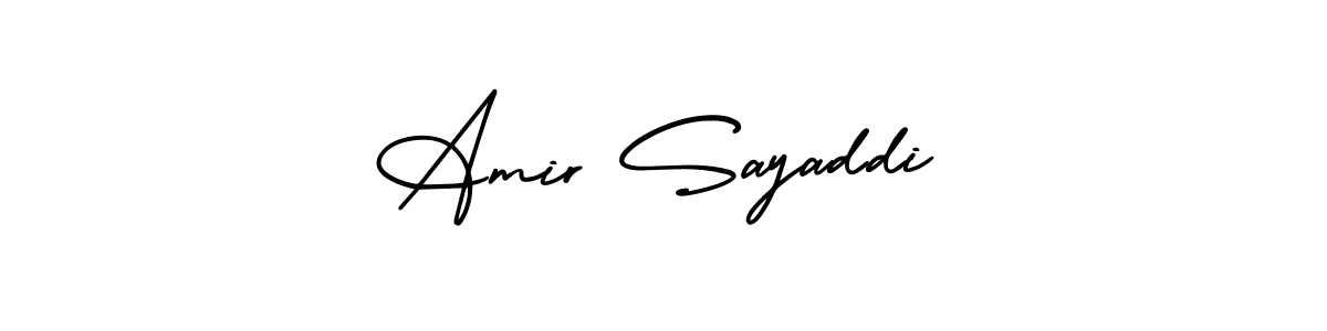 Best and Professional Signature Style for Amir Sayaddi. AmerikaSignatureDemo-Regular Best Signature Style Collection. Amir Sayaddi signature style 3 images and pictures png