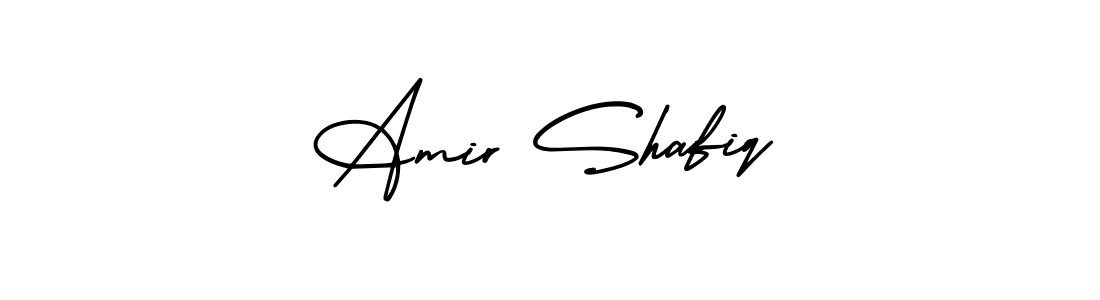 Design your own signature with our free online signature maker. With this signature software, you can create a handwritten (AmerikaSignatureDemo-Regular) signature for name Amir Shafiq. Amir Shafiq signature style 3 images and pictures png