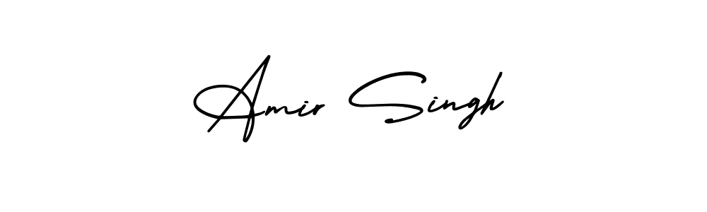 if you are searching for the best signature style for your name Amir Singh. so please give up your signature search. here we have designed multiple signature styles  using AmerikaSignatureDemo-Regular. Amir Singh signature style 3 images and pictures png