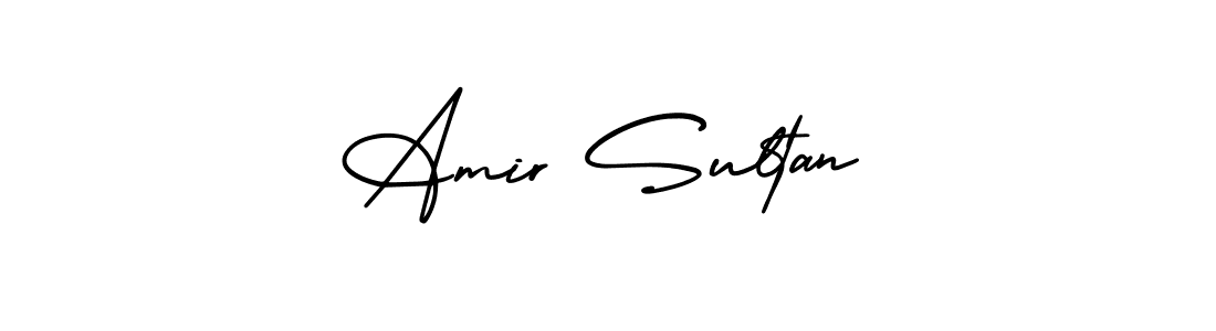 It looks lik you need a new signature style for name Amir Sultan. Design unique handwritten (AmerikaSignatureDemo-Regular) signature with our free signature maker in just a few clicks. Amir Sultan signature style 3 images and pictures png