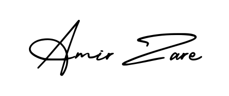 Get an exclusive digital autograph for Amir Zare. The AmerikaSignatureDemo-Regular typeface captures the charm of real penmanship on paper. Amir Zare signature style 3 images and pictures png