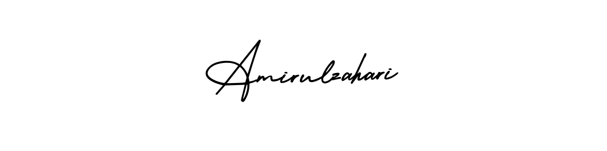 It looks lik you need a new signature style for name Amirulzahari. Design unique handwritten (AmerikaSignatureDemo-Regular) signature with our free signature maker in just a few clicks. Amirulzahari signature style 3 images and pictures png