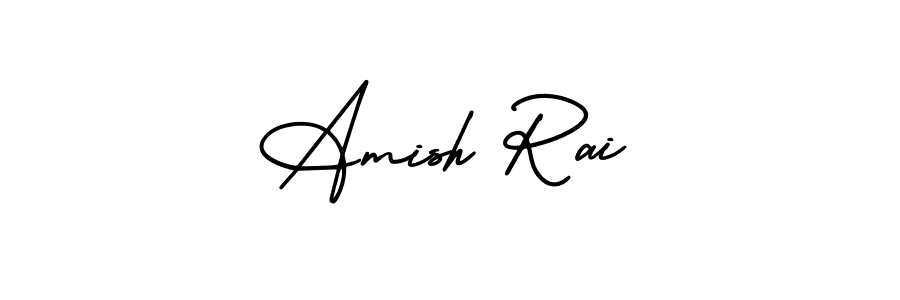 You can use this online signature creator to create a handwritten signature for the name Amish Rai. This is the best online autograph maker. Amish Rai signature style 3 images and pictures png