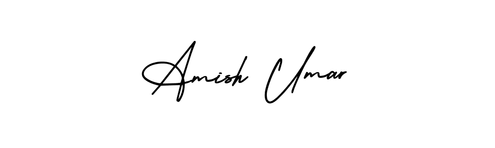 Make a beautiful signature design for name Amish Umar. Use this online signature maker to create a handwritten signature for free. Amish Umar signature style 3 images and pictures png