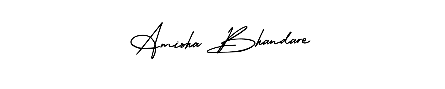 Here are the top 10 professional signature styles for the name Amisha Bhandare. These are the best autograph styles you can use for your name. Amisha Bhandare signature style 3 images and pictures png