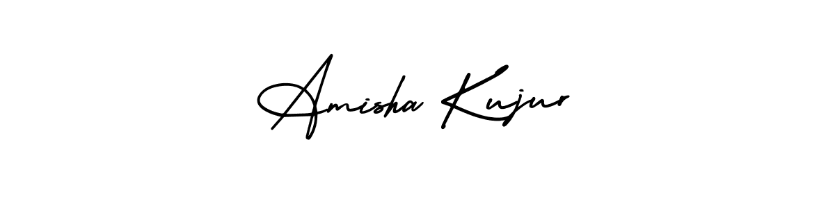 How to Draw Amisha Kujur signature style? AmerikaSignatureDemo-Regular is a latest design signature styles for name Amisha Kujur. Amisha Kujur signature style 3 images and pictures png