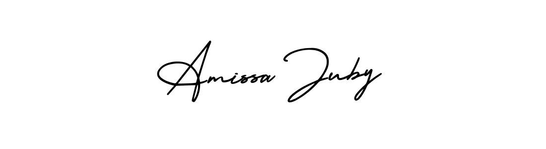 You can use this online signature creator to create a handwritten signature for the name Amissa Juby. This is the best online autograph maker. Amissa Juby signature style 3 images and pictures png